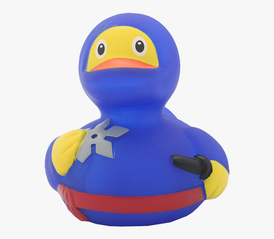 Ninja Rubber Duck By Lilalu - Bath Toy, Transparent Clipart