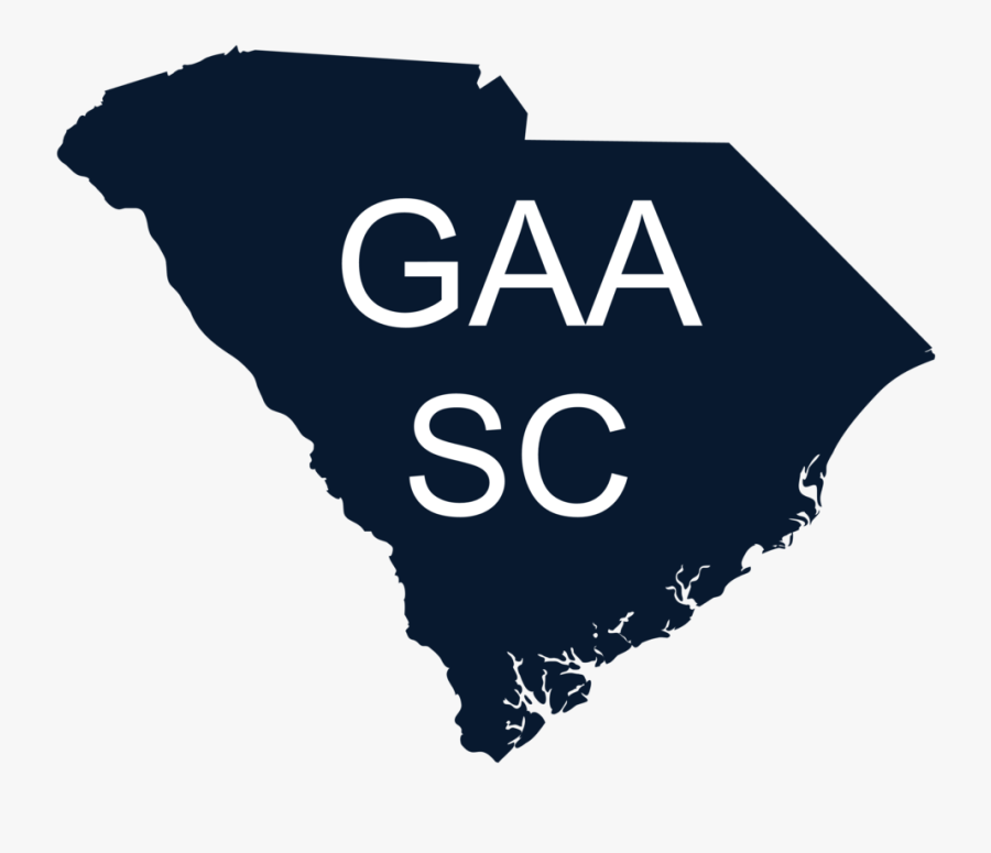Geospatial Administrators Association Of - South Carolina Map Clipart, Transparent Clipart