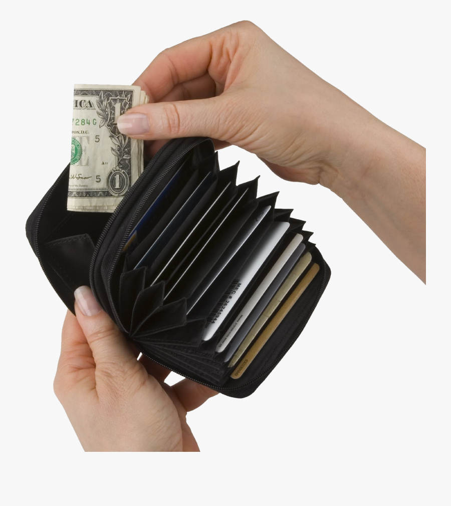 Wallets Png Images Free Download - Hand Open Wallet Png, Transparent Clipart