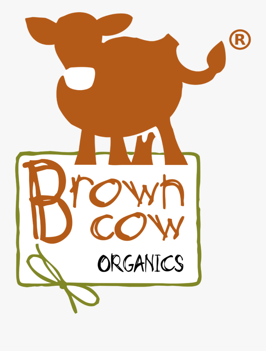 Brown Cow Organics, Transparent Clipart