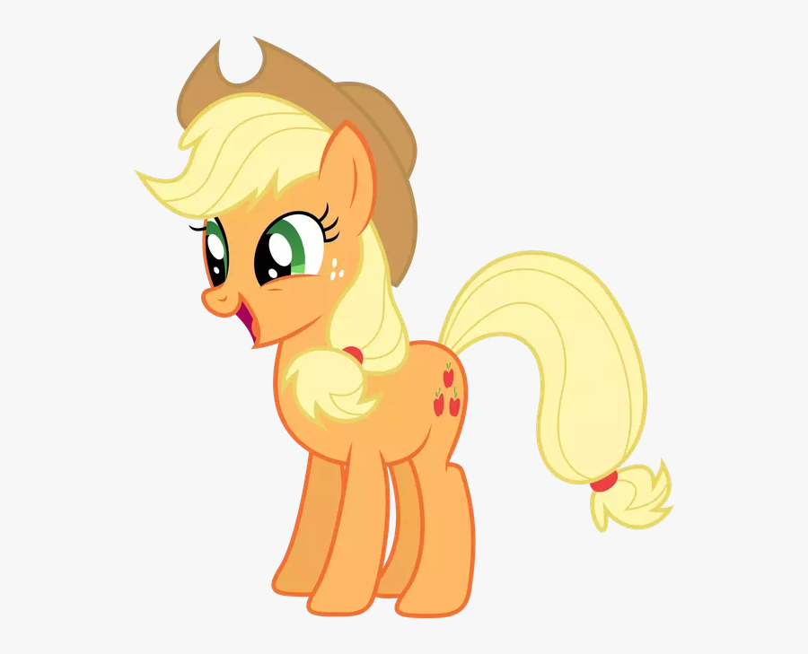 My Little Pony Clipart Hair - Applejack My Little Pony, Transparent Clipart