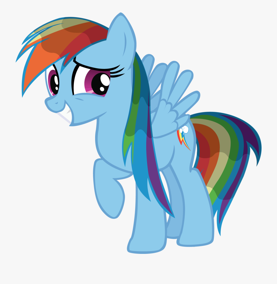 Rainbow Dash My Little Pony - My Little Pony Rainbow Dash Wet, Transparent Clipart