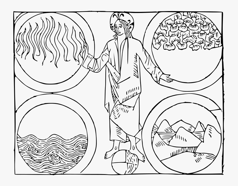 God And The Four Elements - Four Elements Of God, Transparent Clipart