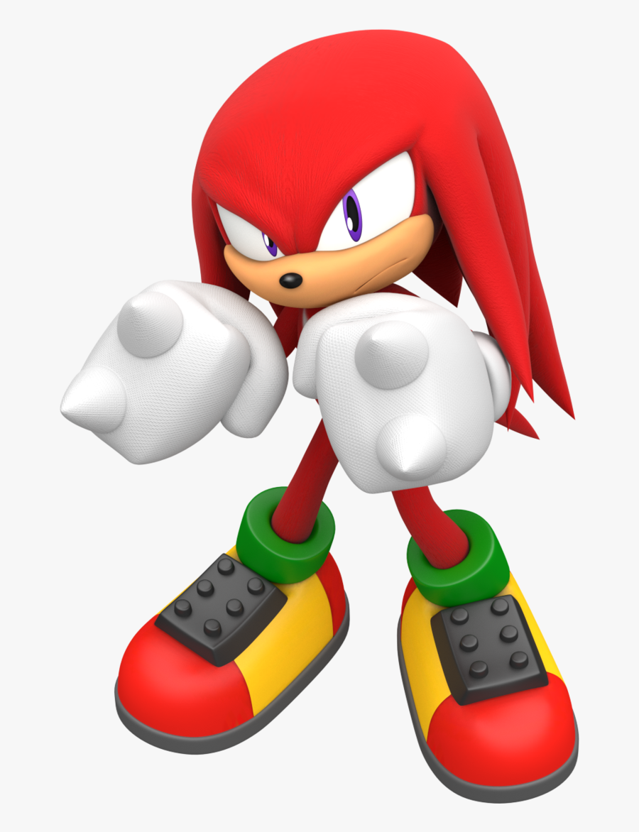Knuckles The Echidna - Knuckles 3d Png, Transparent Clipart