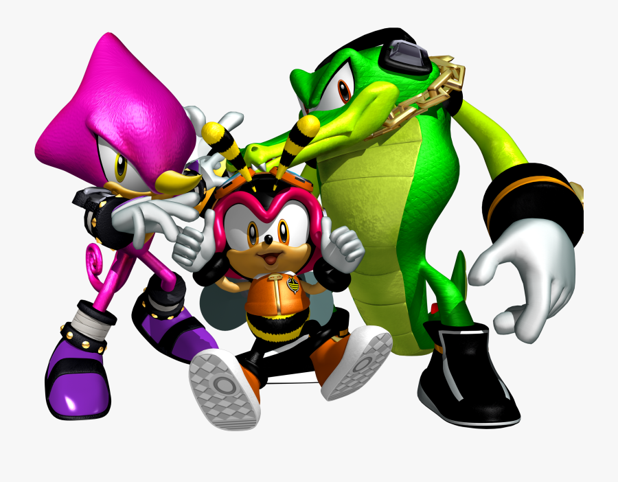Sonic Fictional Characters Wiki - Sonic Heroes Team Chaotix, Transparent Clipart