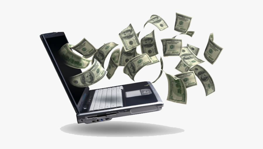 Make Money Clipart Transparent Background - Online Income Business, Transparent Clipart