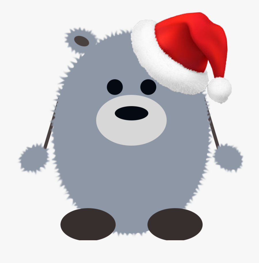 Transparent Christmas Bear Png - Cartoon, Transparent Clipart