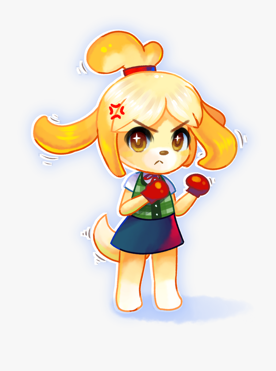Animal Crossing Isabelle Angry, Transparent Clipart