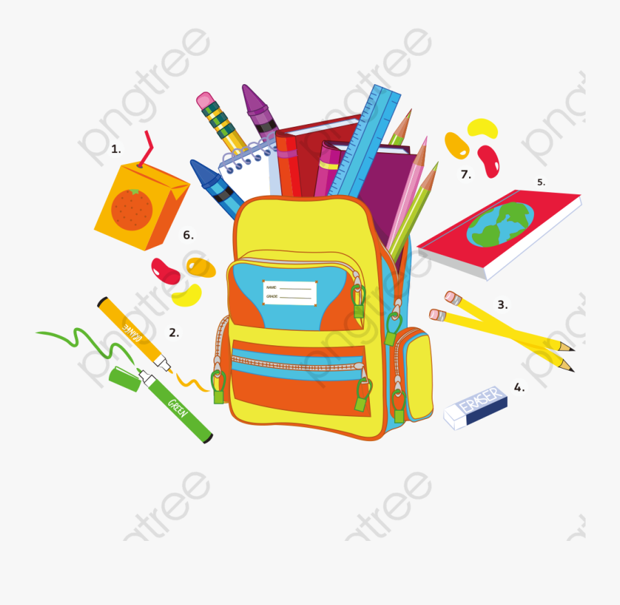 School Bag Clipart Png - Clipart School Bag Png, Transparent Clipart