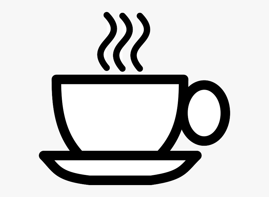 Transparent Coffee Cup Top Png - Coffee Clipart Black And White, Transparent Clipart
