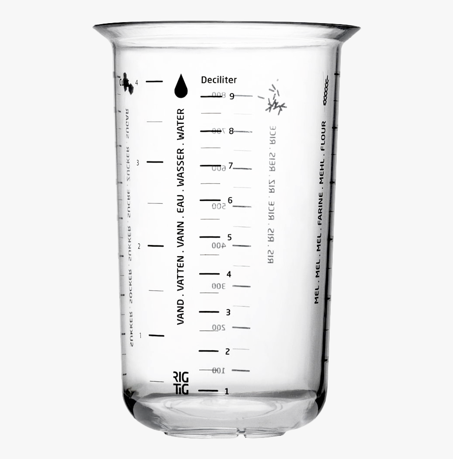 Measuring Cup Png - Deciliter Beaker, Transparent Clipart