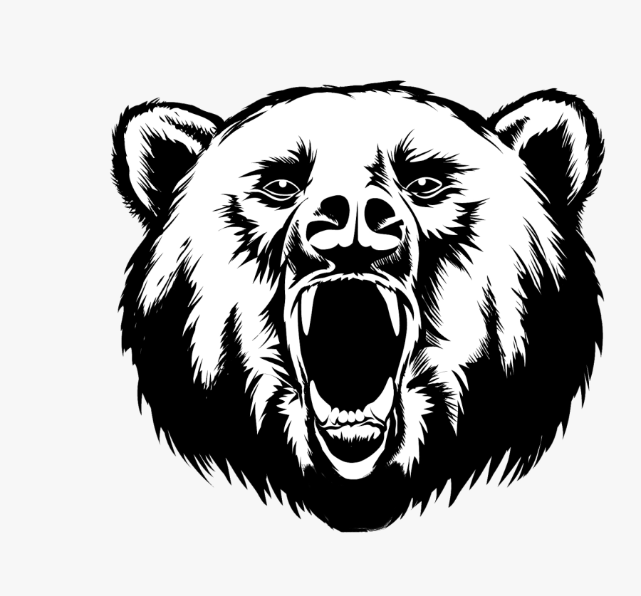 Grizzly Drawing Face - Right To Bear Arms, Transparent Clipart