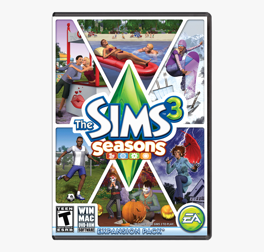 Clip Art Sims 4 Seasons Free Download - Sims 3 Games, Transparent Clipart