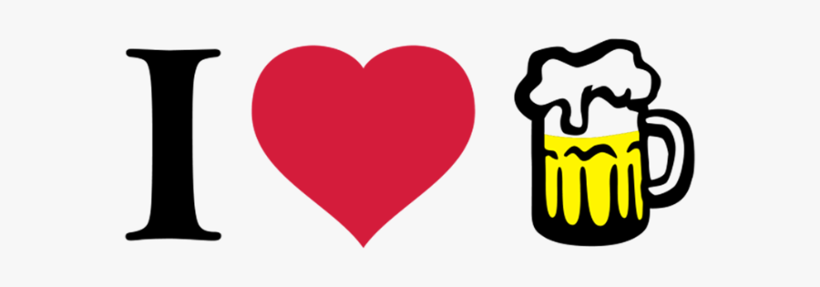 I Love Beer Alot - Love Beer Png, Transparent Clipart