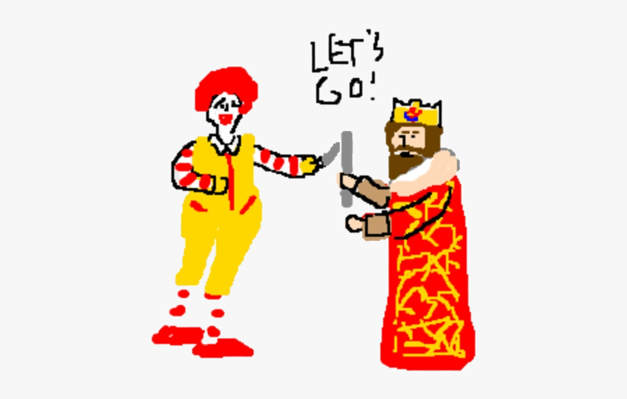 Mcdonalds Clipart Ronald Mcdonald Free Clip Art Stock - Mcdonald's Fries Versus Burger King Fries, Transparent Clipart