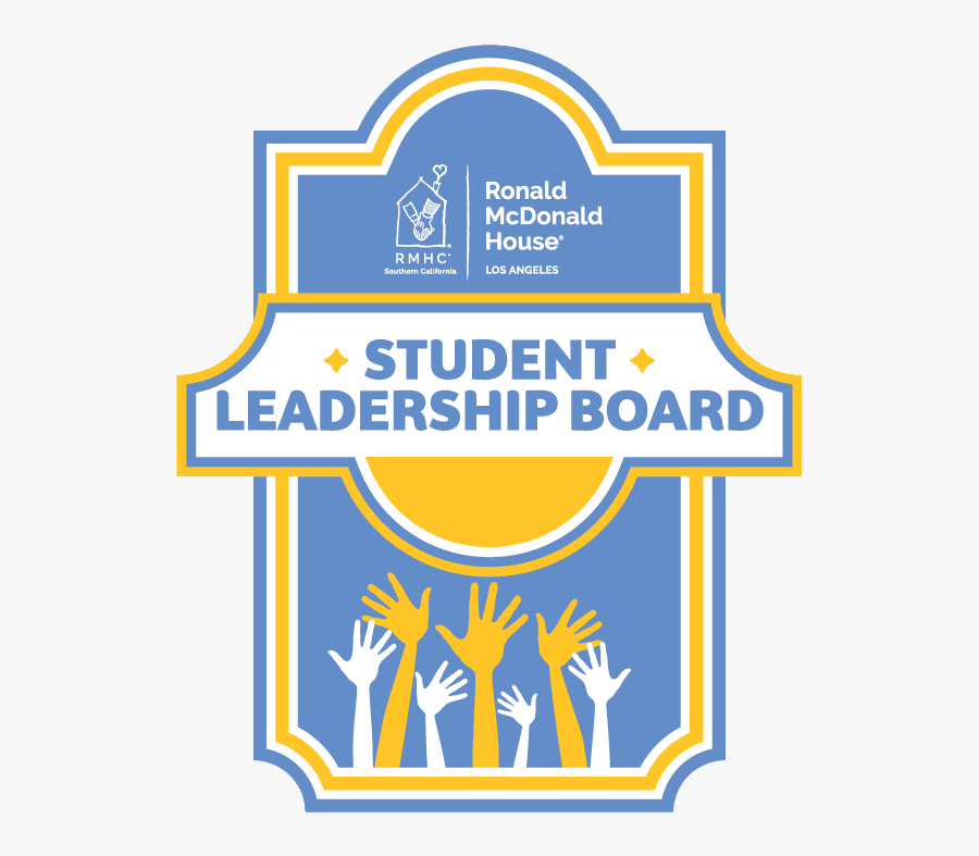 Student Leadership Logo - Student Leadership Board Ronald Mcdonald House, Transparent Clipart