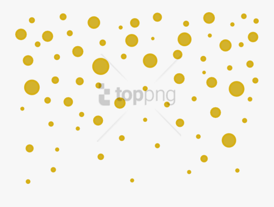 Free Png Gold Confetti Png Png Image With Transparent - Transparent Polka Dots Clip Art, Transparent Clipart