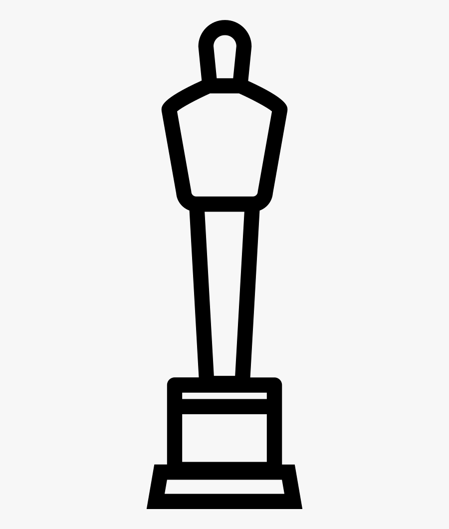 Oscar Statue - Statue Vector, Transparent Clipart