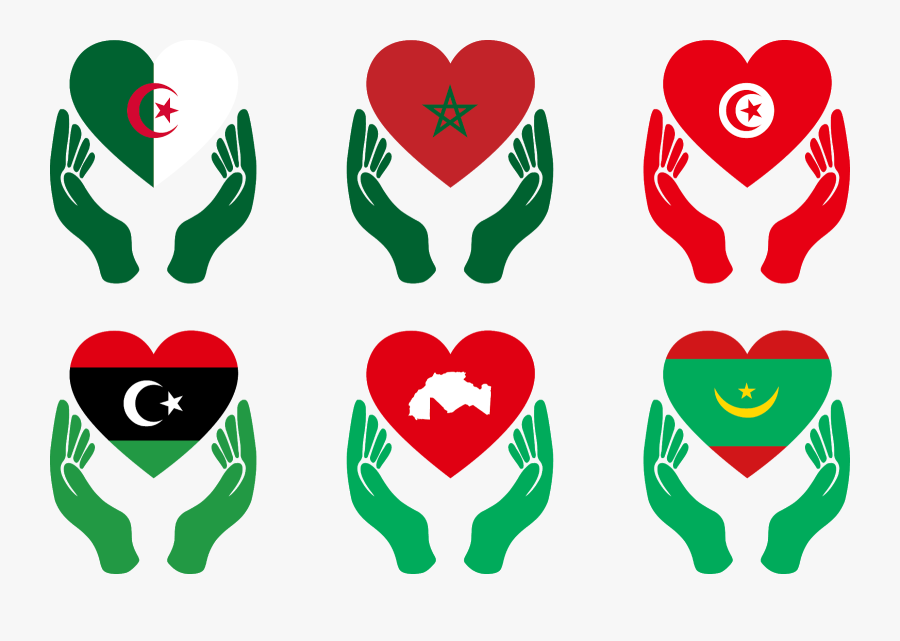 Download Icons Flags Alittihad Almaghribi Svg Eps Png - Algeria Flag, Transparent Clipart