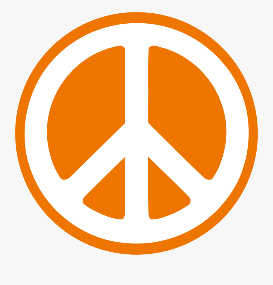 Clip Art Symbol Michelle S Rhetoric - Peace And Love Orange , Free ...