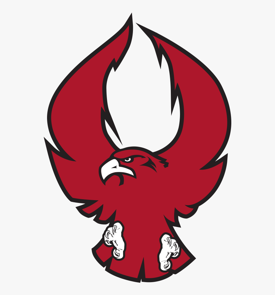 Milton High School Red Hawk, Transparent Clipart