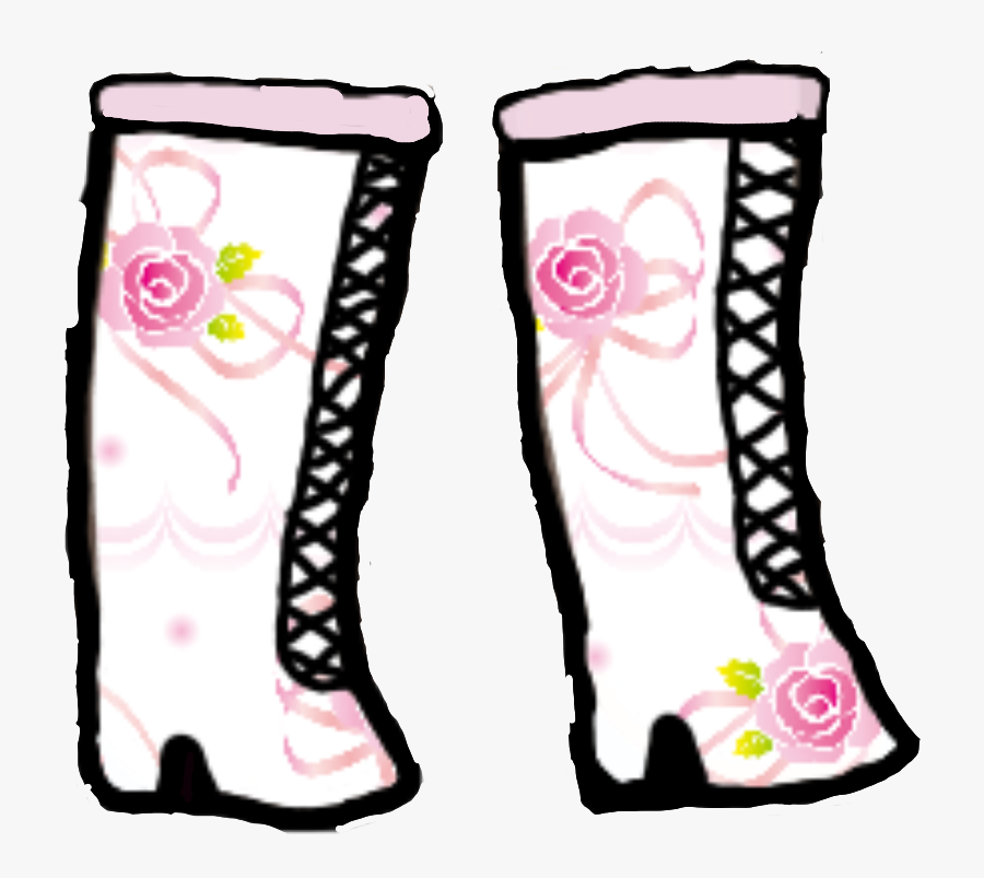 #gacha #shoes #shoe #pink #clothes #fancy #pink #heels - Snow Boot, Transparent Clipart