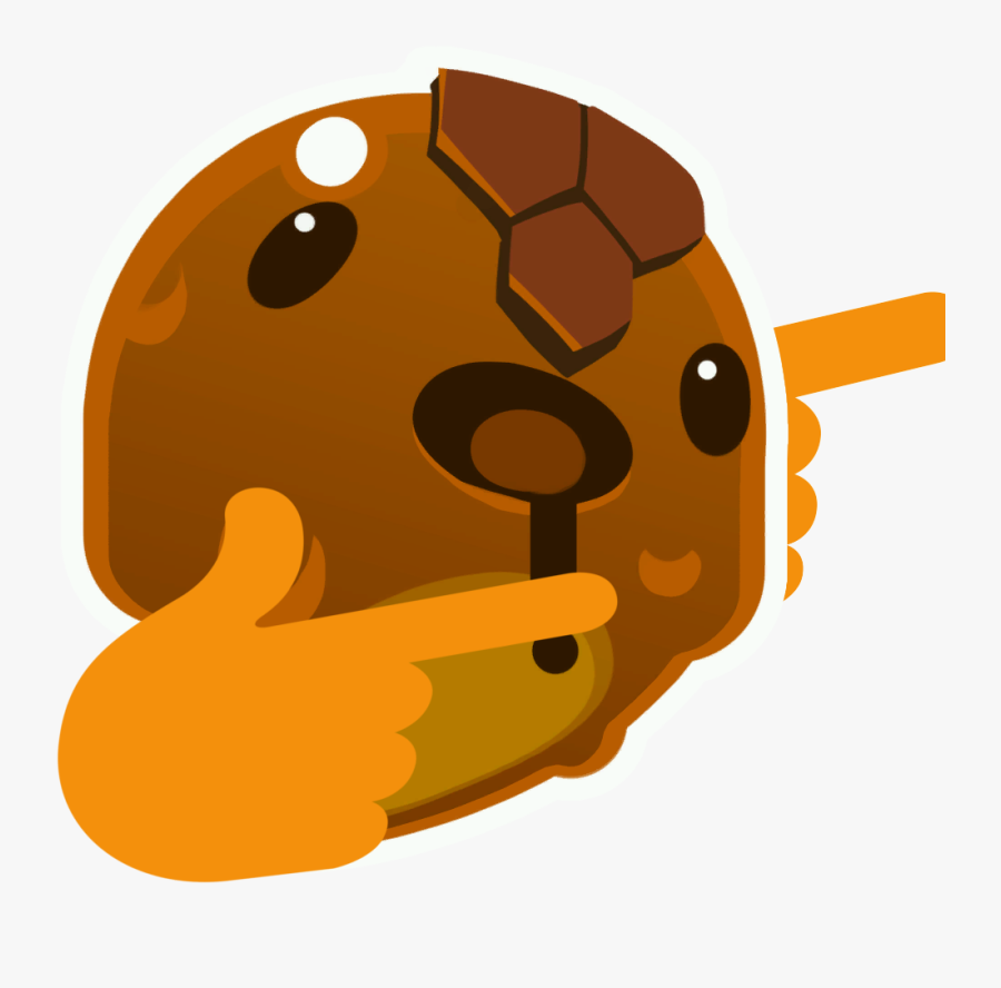 Transparent Slime Clipart - Cute Slime Rancher Honey Slime, Transparent Clipart