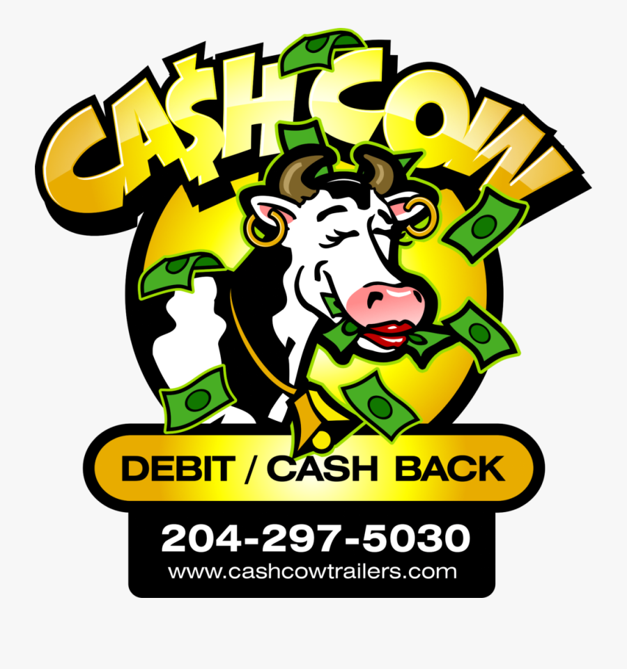 Cash Cow Logo - Cartoon Cash Cow, Transparent Clipart