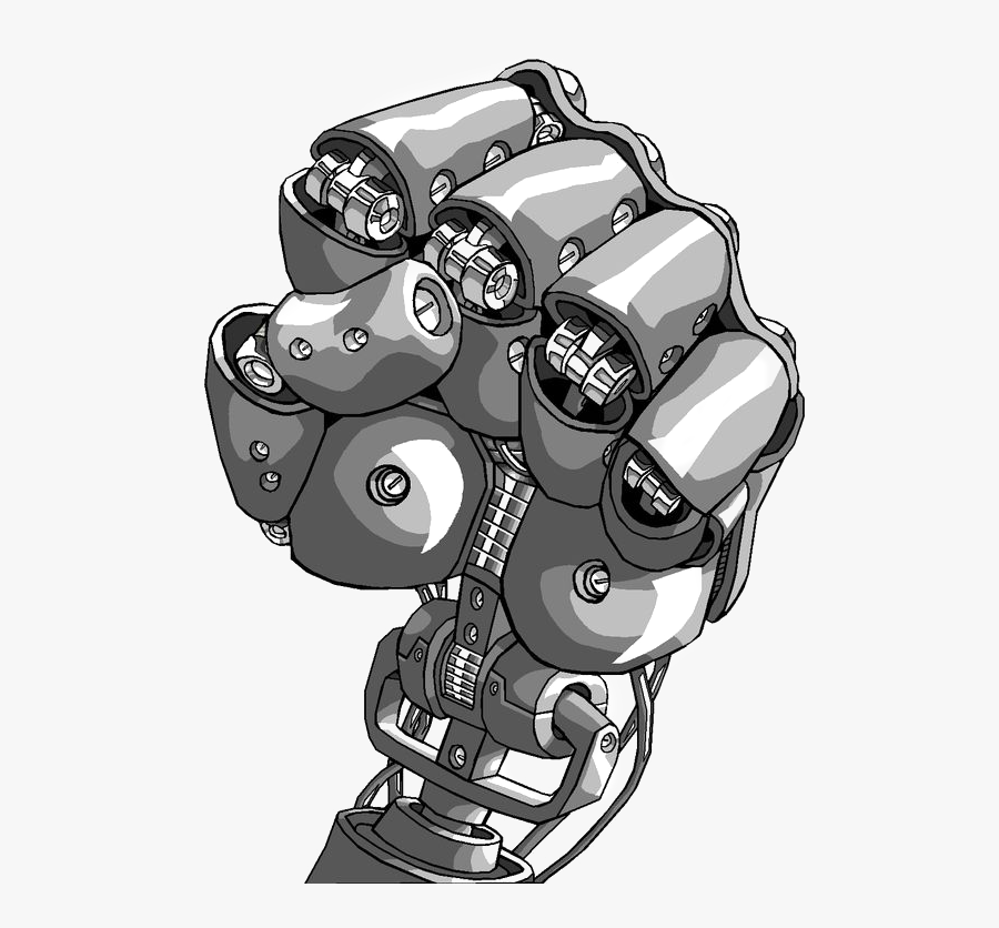 Robotic Arm Prosthesis Cyborg, Transparent Clipart