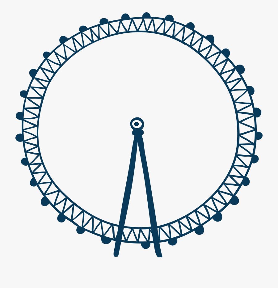 London Eye Euclidean Vector Illustration - Dr Bhagwat Sahay Govt College Gwalior, Transparent Clipart