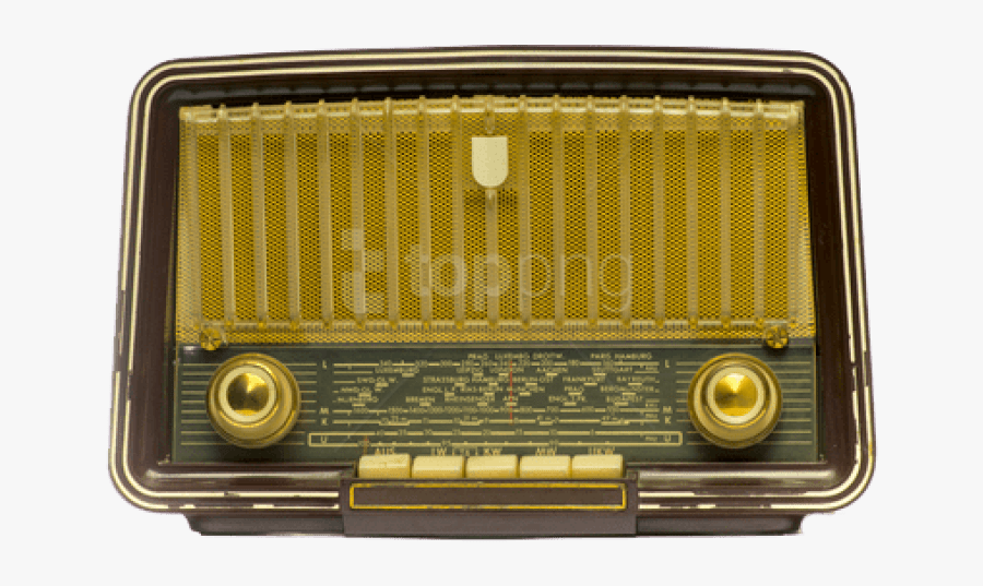 Old Radio Png - Vintage Radio, Transparent Clipart