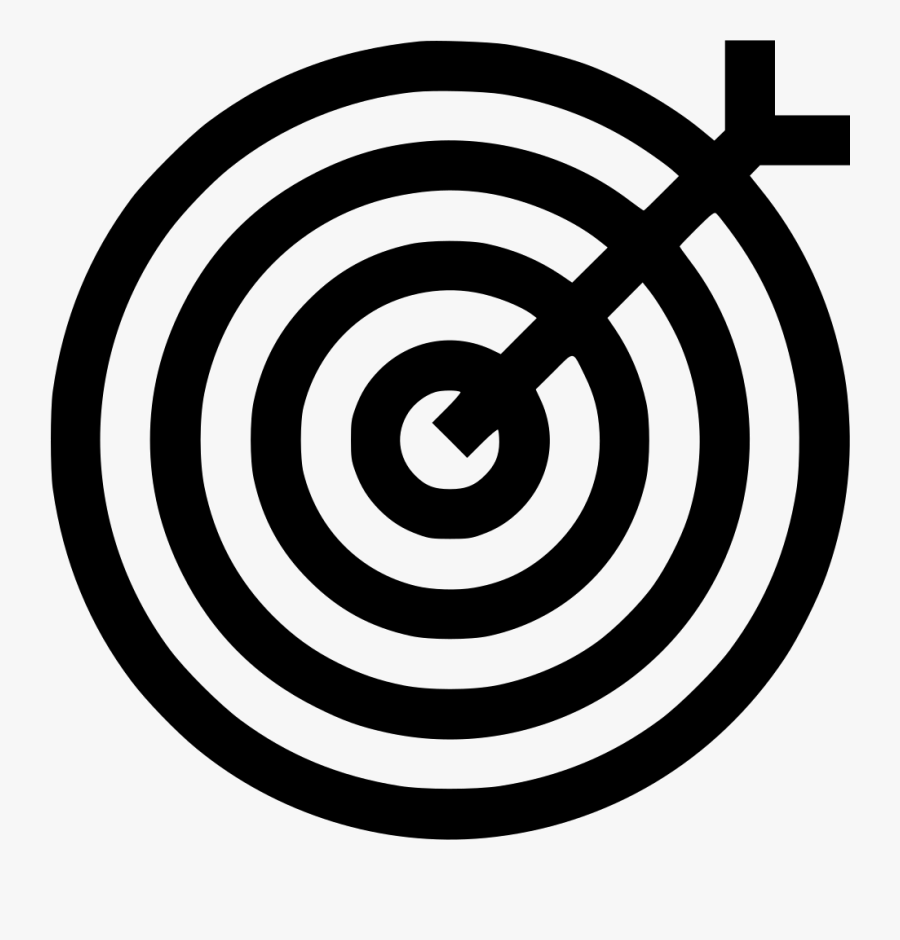 Dart Target Focus Marketing - Target Sign, Transparent Clipart