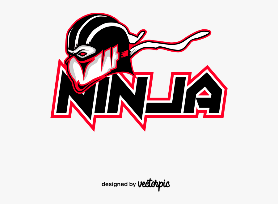 Ninja Logo Vector , Png Download, Transparent Clipart