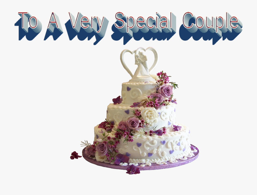 To A Very Special Couple Png Image File - Wedding Cake Images Hd, Transparent Clipart