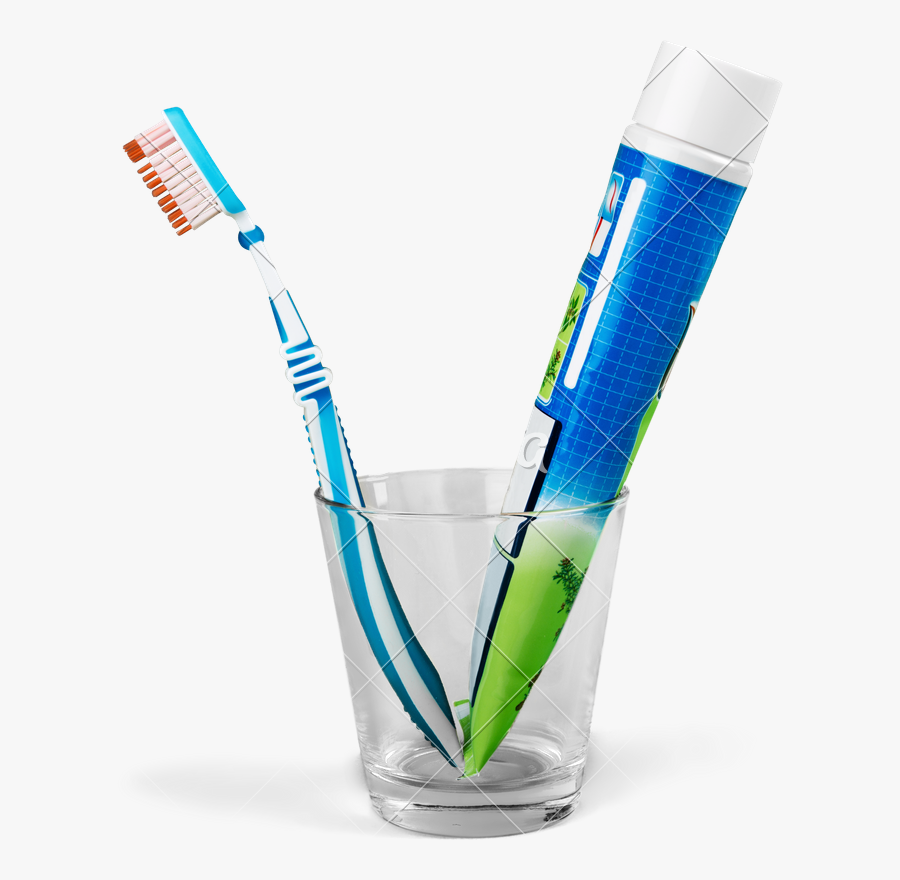 Toothpaste And Toothbrush Png - Toothbrush Toothpaste Png, Transparent Clipart