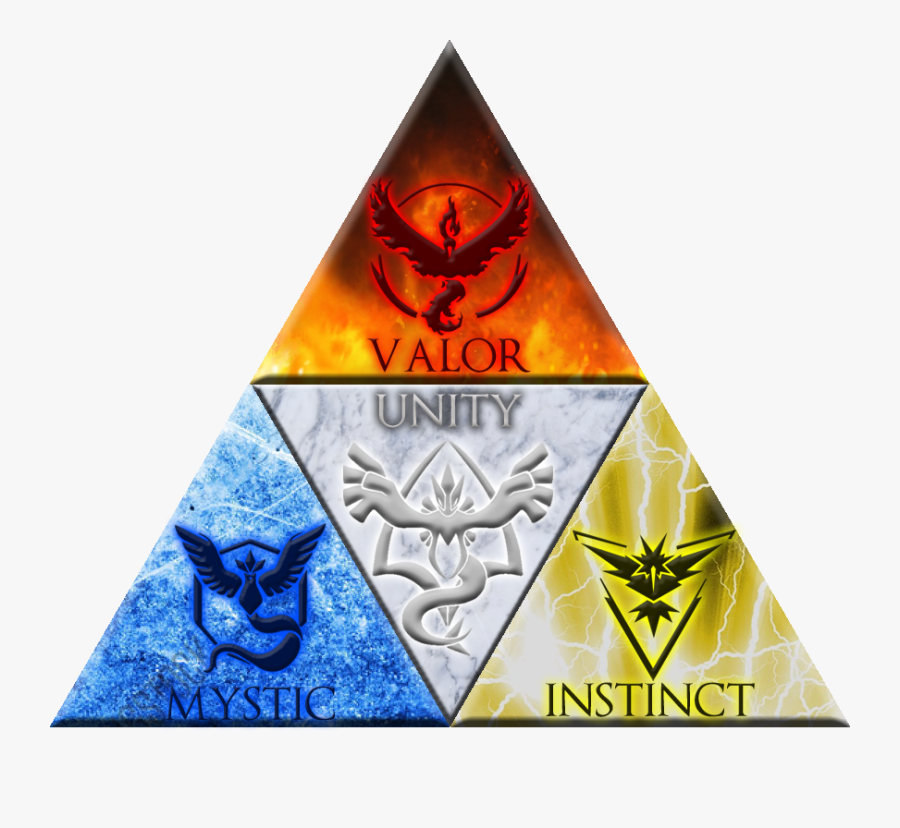 Hd Pokemon Go Triforce - Pokemon Go Triforce, Transparent Clipart