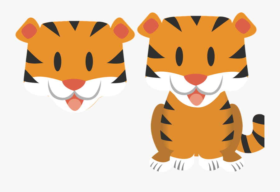 Baby Tiger Clipart - Baby Tiger Vector, Transparent Clipart