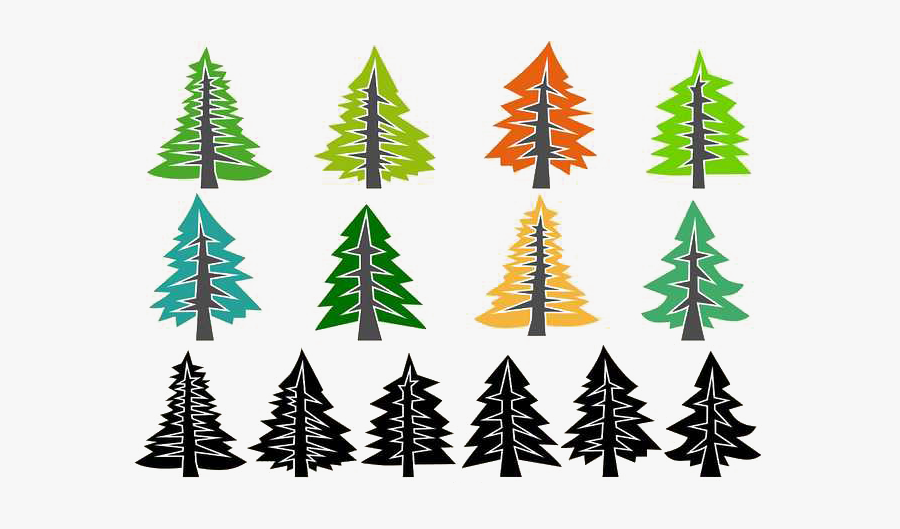 Pine Euclidean Vector Icon - Christmas Tree, Transparent Clipart