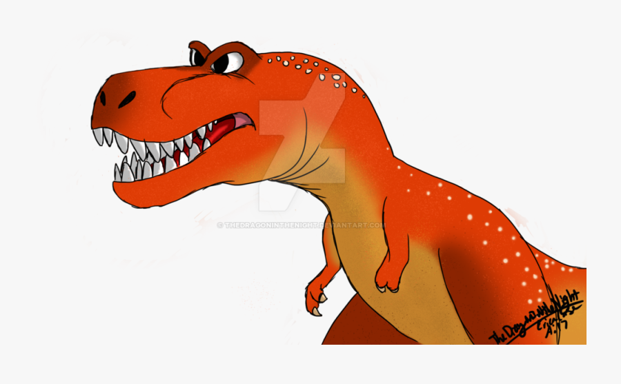 Ramsey By Thedragoninthenight On - Ramsey From Good Dinosaur, Transparent Clipart