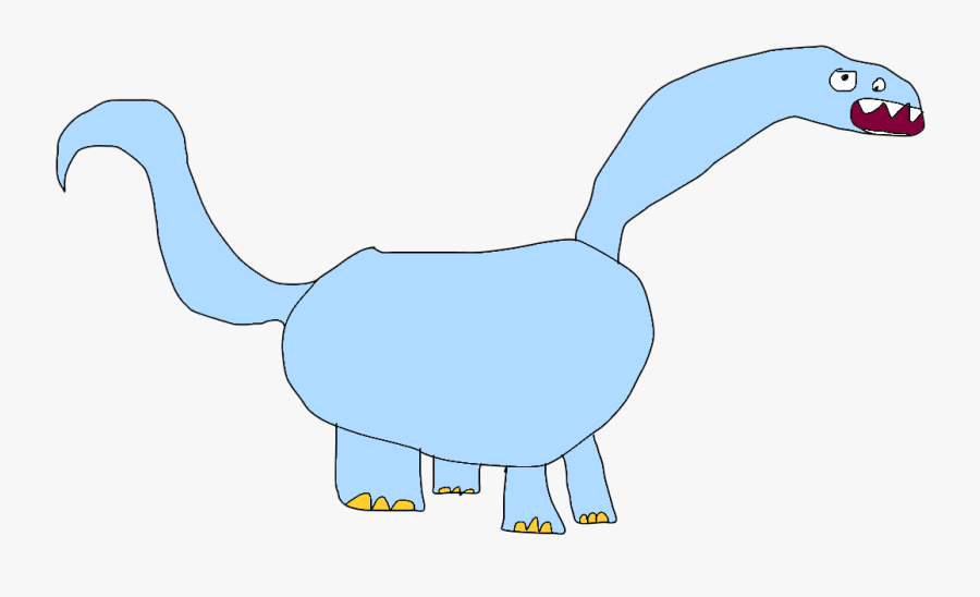 Dinosaur Drawn, Transparent Clipart