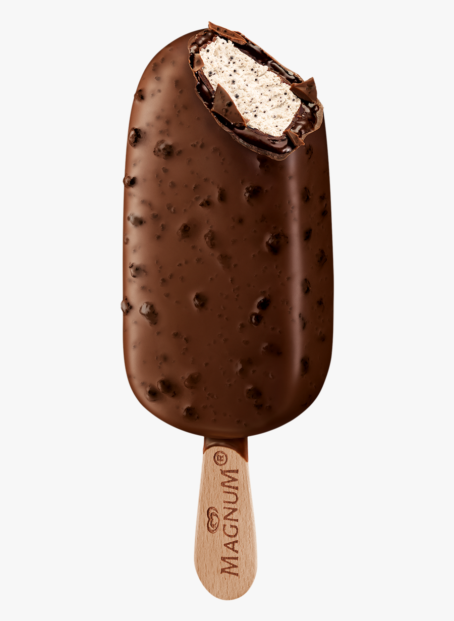 Ice Cream Bar Png - Magnum Double Cookies And Cream, Transparent Clipart