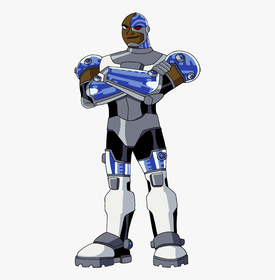 Transparent Arms Cyborg - Cyborg Original Teen Titans, Transparent Clipart