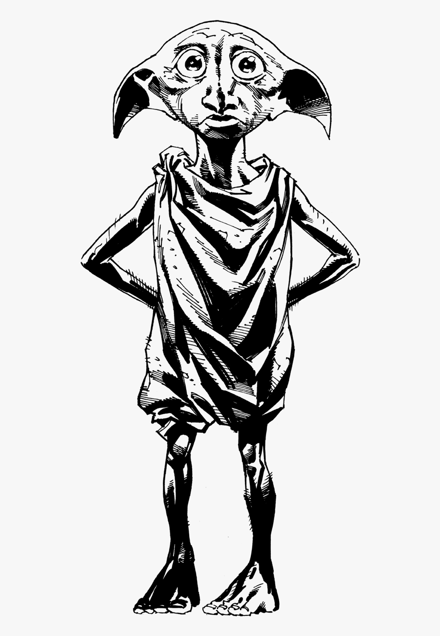 Vector Library Drawing Charcoals Cartoon Harry Potter Dobby