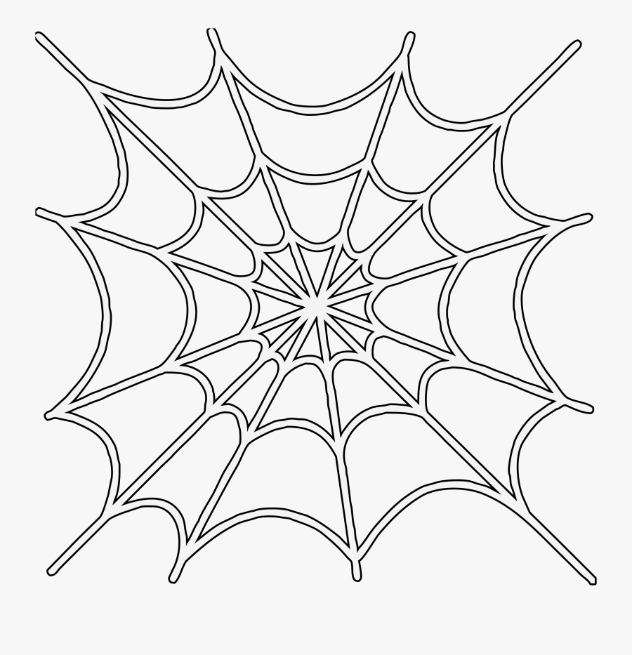Spider Man Web Drawing, Transparent Clipart