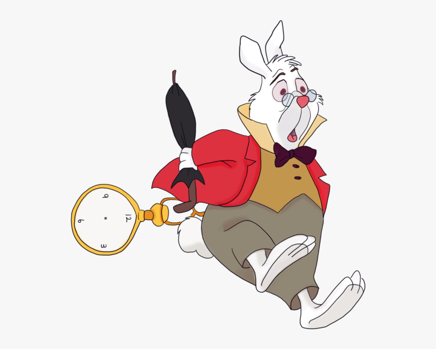 Download Rabbit Mad Hatter - Alice In The Wonderland Rabbit, Transparent Clipart