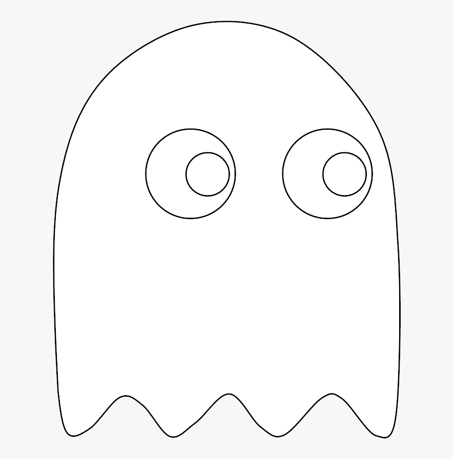 Pacman Ghost Template Teaching Ideas Templates Transparent - Pac Man Ghost Drawing, Transparent Clipart