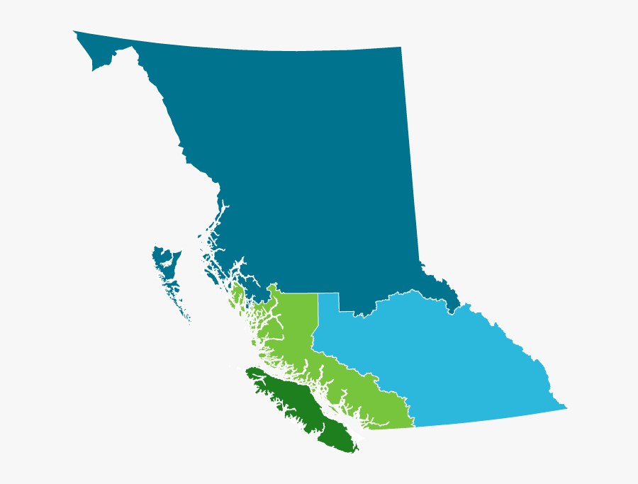 Bc Health Regions - Bc Regional Health Authorities , Free Transparent ...