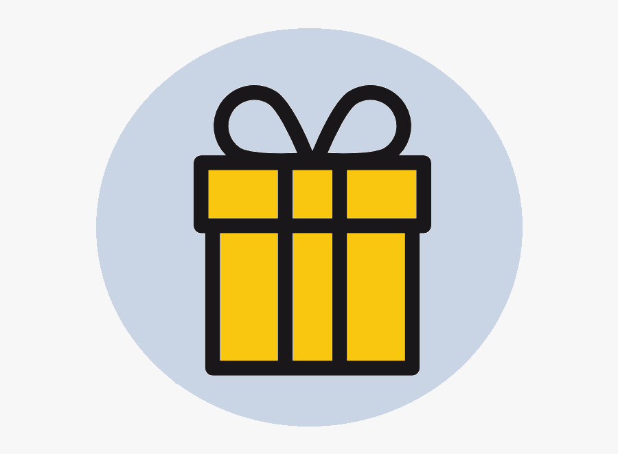 Vector Gift Icon Png, Transparent Clipart