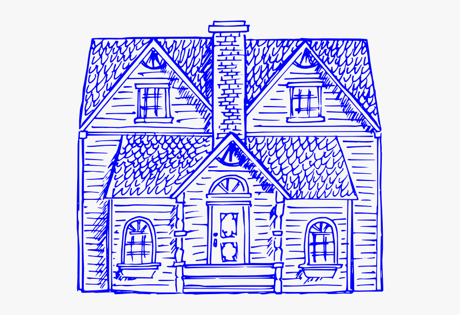 Victorian House Easy To Draw, Transparent Clipart