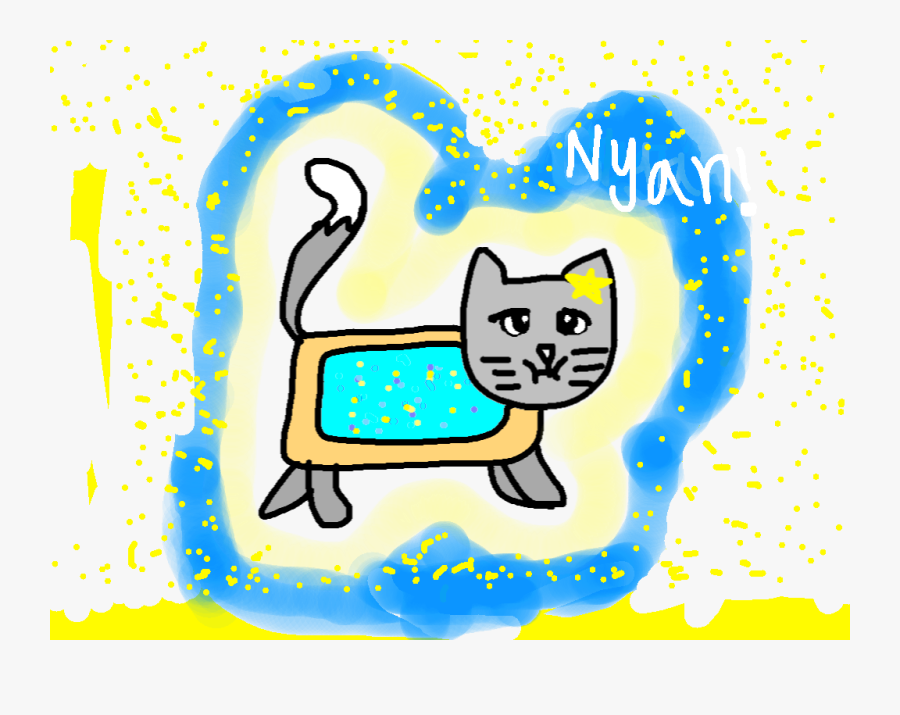 Transparent Nyan Cat Png - Cartoon, Transparent Clipart